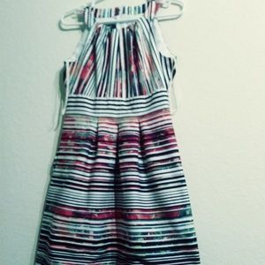 NIne West Women's Multicolored Striped Dress